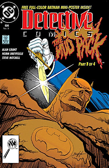 That panel was written by Alan Grant and illustrated by Norm Breyfogle, Steve Mitchell and Adrienne Roy in Detective Comics #604 (1989)

Yes, Alan Moore wrote a Clayface 3 story, but that panel is not from that story.