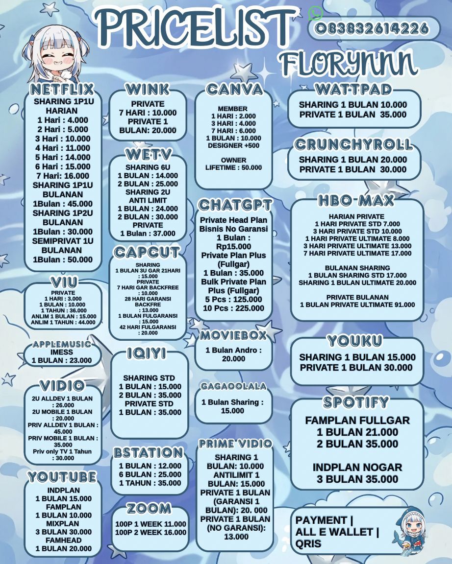 order via wa, link dibio! ּ𝄢 #zonauang tweet media