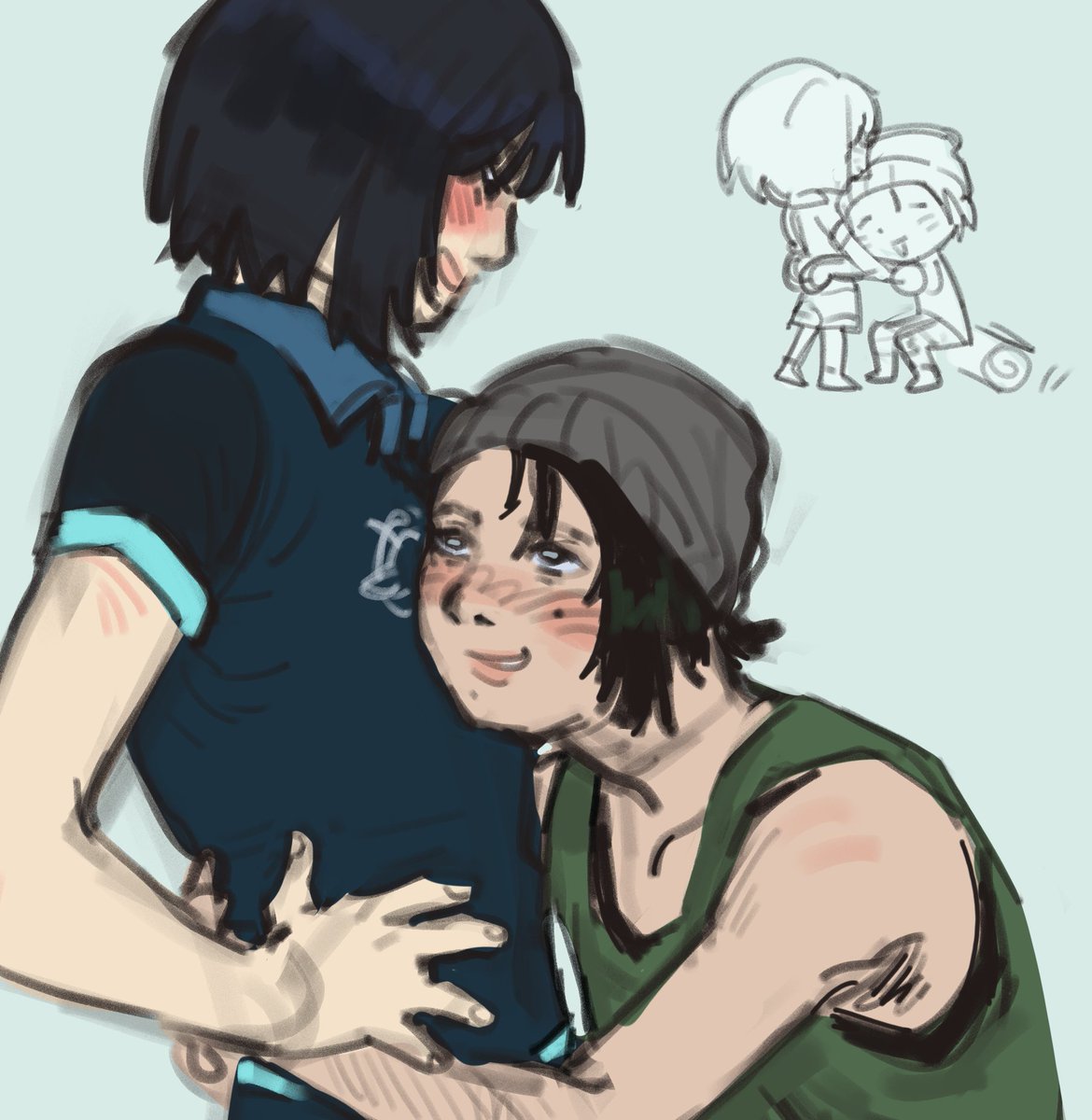 m0ss_dr4ws's tweet photo. fengnea crumbs fengnea crumbs.... #fengnea #fengmin #neakarlsson #dbdfanart https://t.co/gKxcwfuDo1