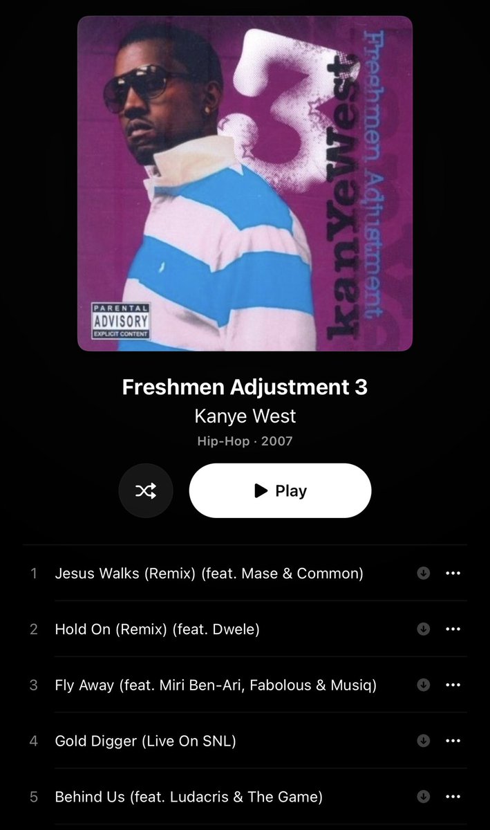 Kanye West Freshmen Adjustment 1〜3 セット Stream Kanye West Mixtapes | Listen to Freshman Adjustment