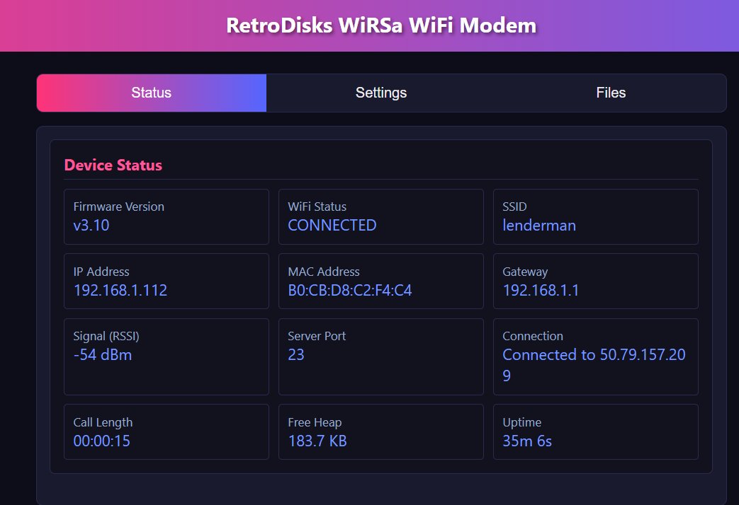And when you are in MODEM mode, you can also access an embedded web ...
