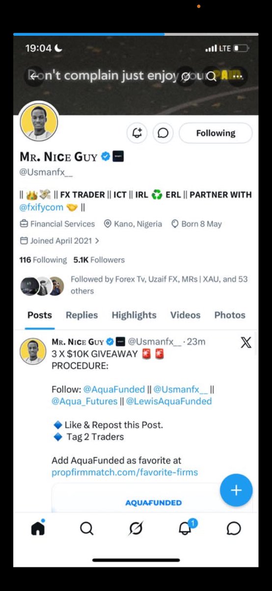 that forex guy tweet media
