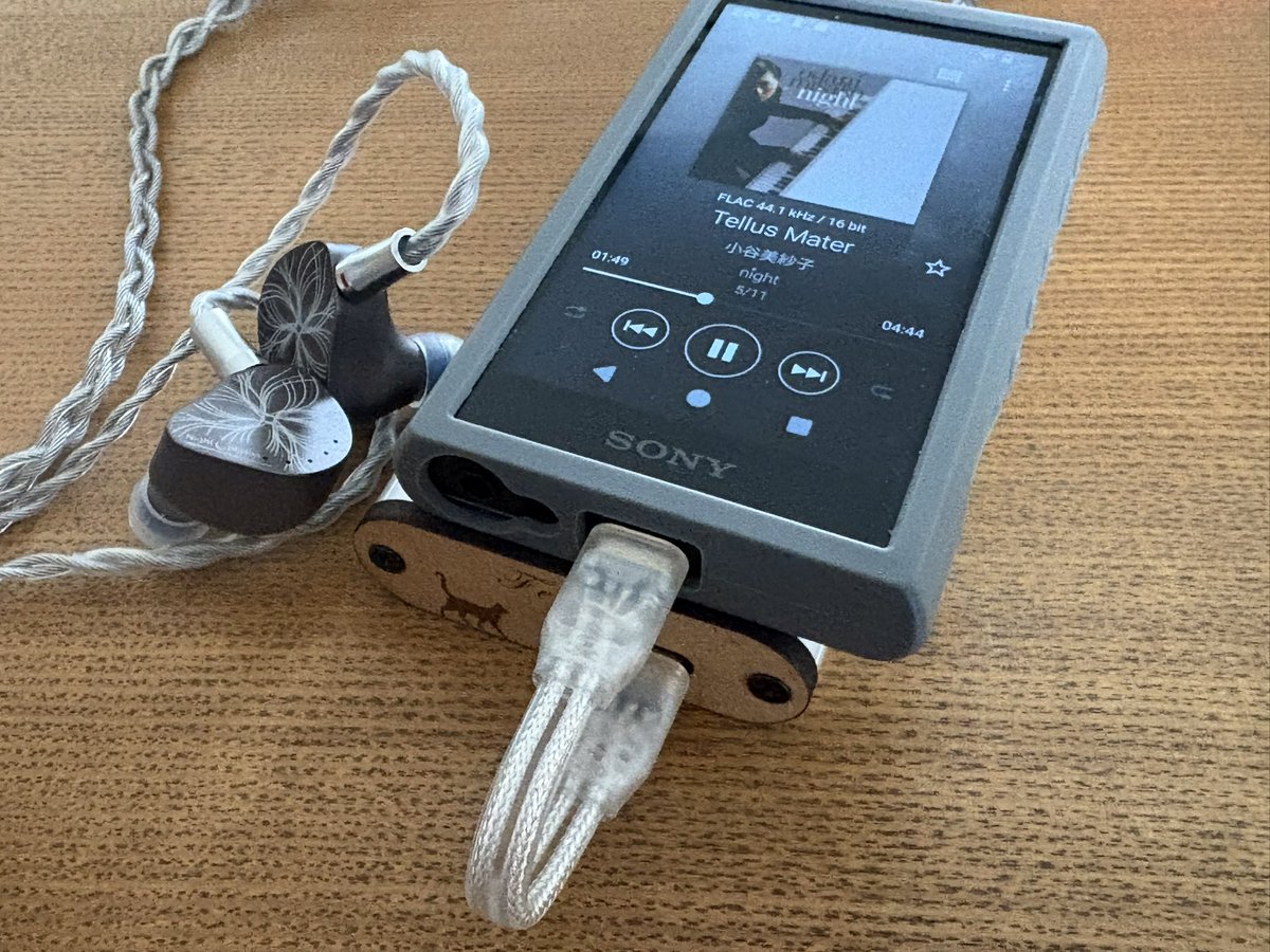 ・Felis 7（USB DAC）
・Night Oblivion Longinus
・SONY NW-A306

FLAC 44.1 kHz / 16 bit
小谷美紗子 / Tellus Mater