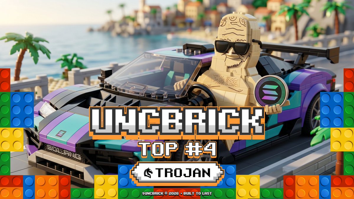 unc_brick's tweet photo. $UNCBRICK is trending hard. Now Top 4 on Trojan! ⚡️ https://t.co/9kDDHiilxt