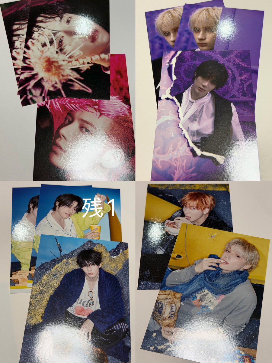 61334E's tweet photo. TXTトゥバ 7TH YEAR: A Moment of Stillness in the Thorns 封入 トレカ フォトカ ポスカ 交換 

【譲】画像

【求】同種ヨンジュン

郵送◎
モアコン手渡し○
条件の合ういらっしゃいましたらよろしくお願いいたします🌷

ポスカと🐙は緩募の為まとめて優先◎ https://t.co/eR6uTRKym7