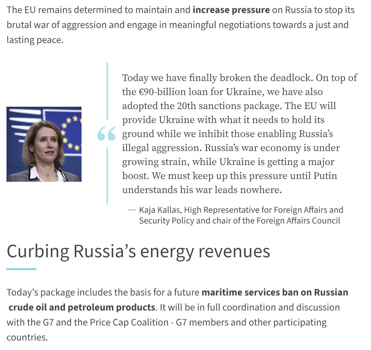 kashyap286's tweet image. After 20 rounds of EU sanctions, Russian oil exports surged to a two-year high in March.

Meanwhile, EU energy inflation surged 5.1%. The "Russian" sanctions have made 440 million Europeans poorer.

At this point, the question is - who is sanctioning whom?

Are EU leaders hurting