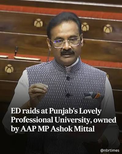 • Bro became an MP.
• Owned a university in Punjab.
• 14 April, ED raid his house.
• 24 April he joined BJP.

How are opposition leaders changing loyalties faster than a 5G network?