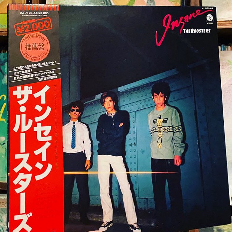 ザ・ルースターズ / インセイン LP入荷🎉 PILを超えるマッドなアルバム