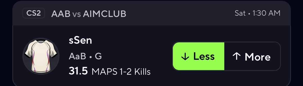 osc6ar's tweet photo. POTN⭐️ 
sSen u 31.5 M 1-2 Kills

Get all my plays and other amazing mod plays with 10% off sign up using this link: https://t.co/UUIi7XmFh5

We’ve got you covered for every sport. Hockey, golf, football, esports, nba, etc. you’ll get you money back quick. #Gambling𝕏 #PrizePicks https://t.co/MAQcAnQcAl