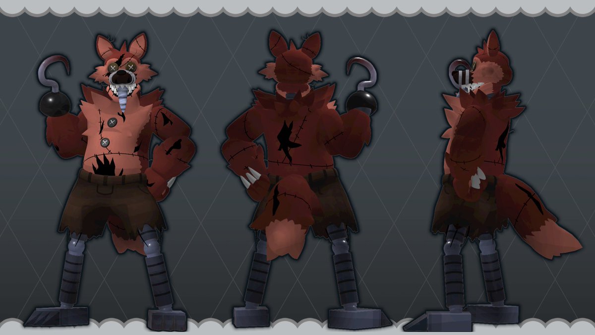 Full view of Nightmare Foxy