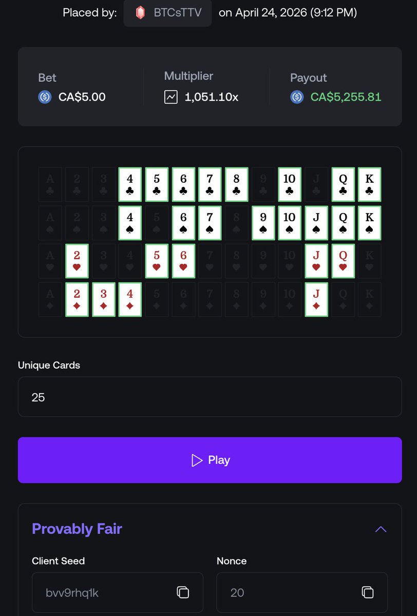 Quick 20 attempts on the new <a href="/shufflecom/">Shuffle.com</a> original