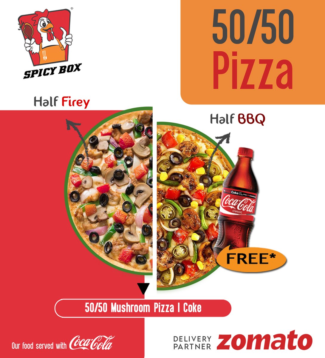 FOODBOXSPICY's tweet image. Indulge in our awesomely delicious Mushroom Pizza! Nothing beats a classic.
We are available for online orders Exclusive on ZOMATO
zomato.onelink.me/xqzv/fjzbbndj
#SPICYBOX #chickenwings #popcorn #wings #chickenlegs #Franchise #Dileepreddy #friedchicken #tastyfood #stripes #FIREWINGS