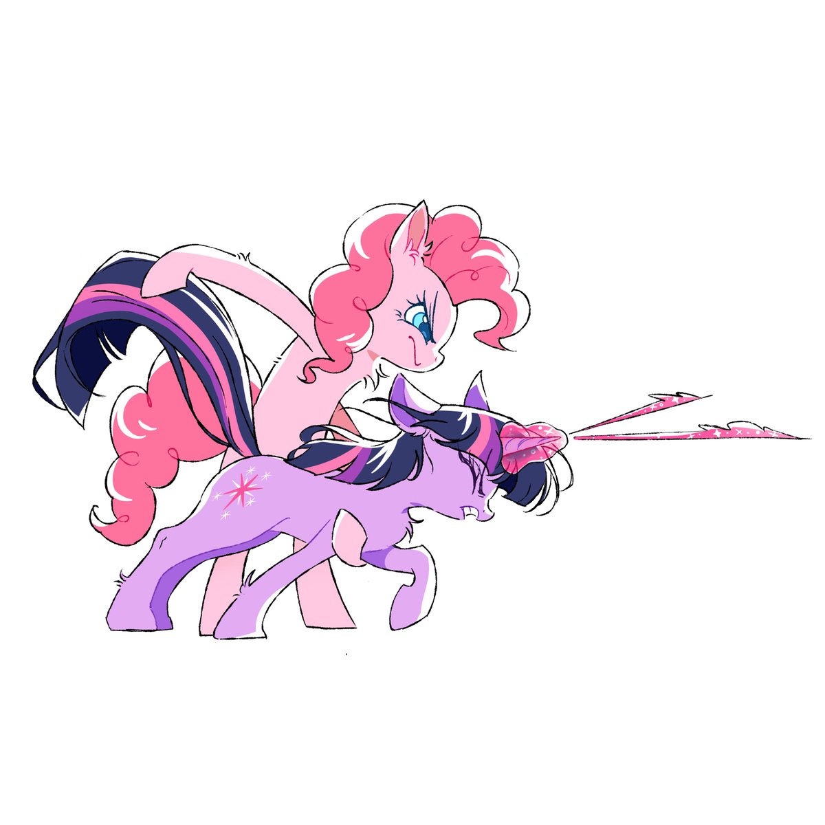 Matcha_Neko_413's tweet photo. ✨✨✨
#twilightsparkle #pinkiepie #mylittlepony #mlp #art #illusration https://t.co/eBOiGW1vNG