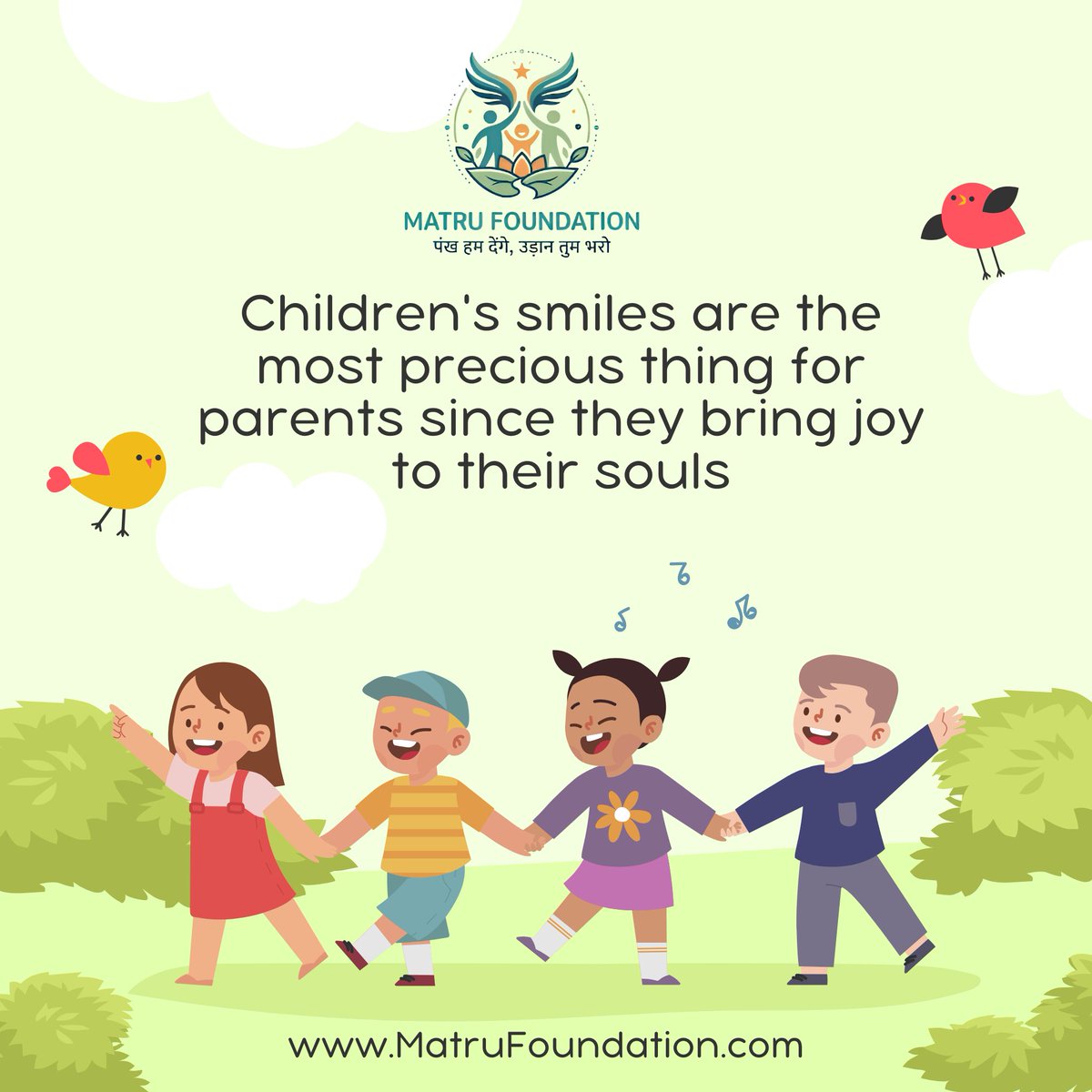 MatruFoundation's tweet image. Let’s work together to nurture happiness, spread care, and build a brighter future. 💛

📞 +91 78 7474 7714 📧 info@matrufoundation.com
🌐 matrufoundation.com

#MatruFoundation #ChildHappiness #SpreadJoy #CareAndCompassion #MakeADifference #FutureGeneration
