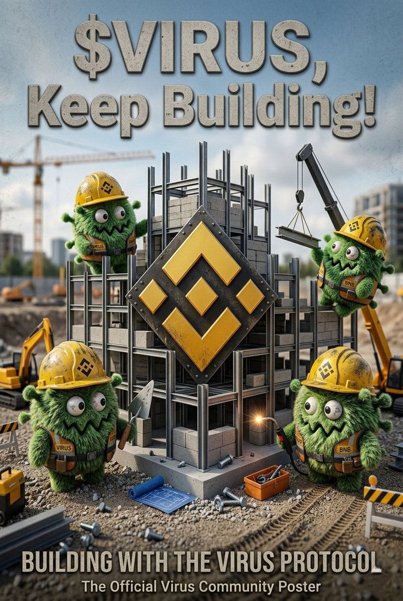virus_cto's tweet photo. GM $VIRUS FAM！Keep building！🏢 https://t.co/lEVW2AOcZJ