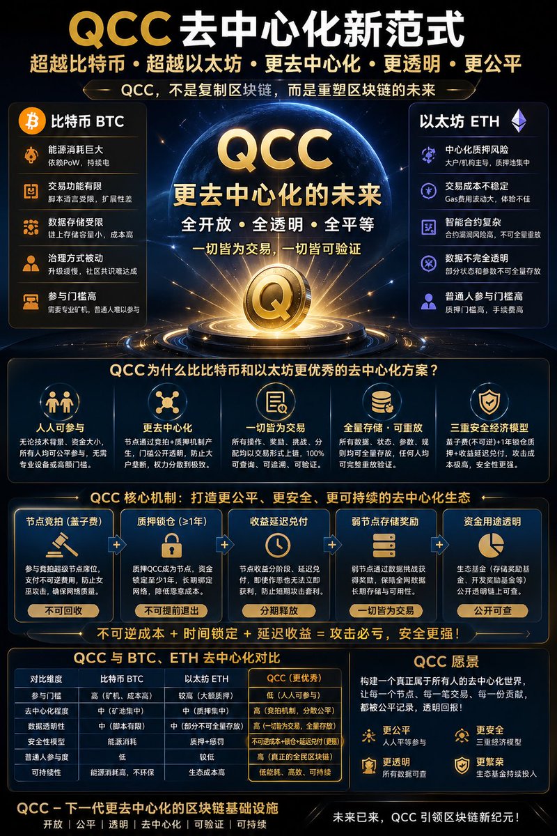 FChat/Qcc公链 创始人 tweet media