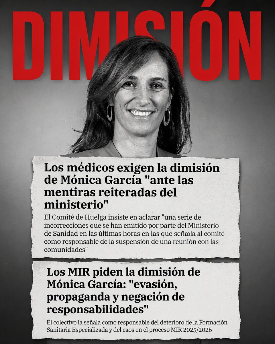 <a href="/Monica_Garcia_G/">Mónica García</a> Usted se ha cargado el prestigio ganado por la prueba MIR desde hace décadas. Y pone en peligro también la seriedad del sistema de especialización sanitaria. 
Lo único bueno es que ha conseguido unir a la profesión médica... Unirla contra usted
