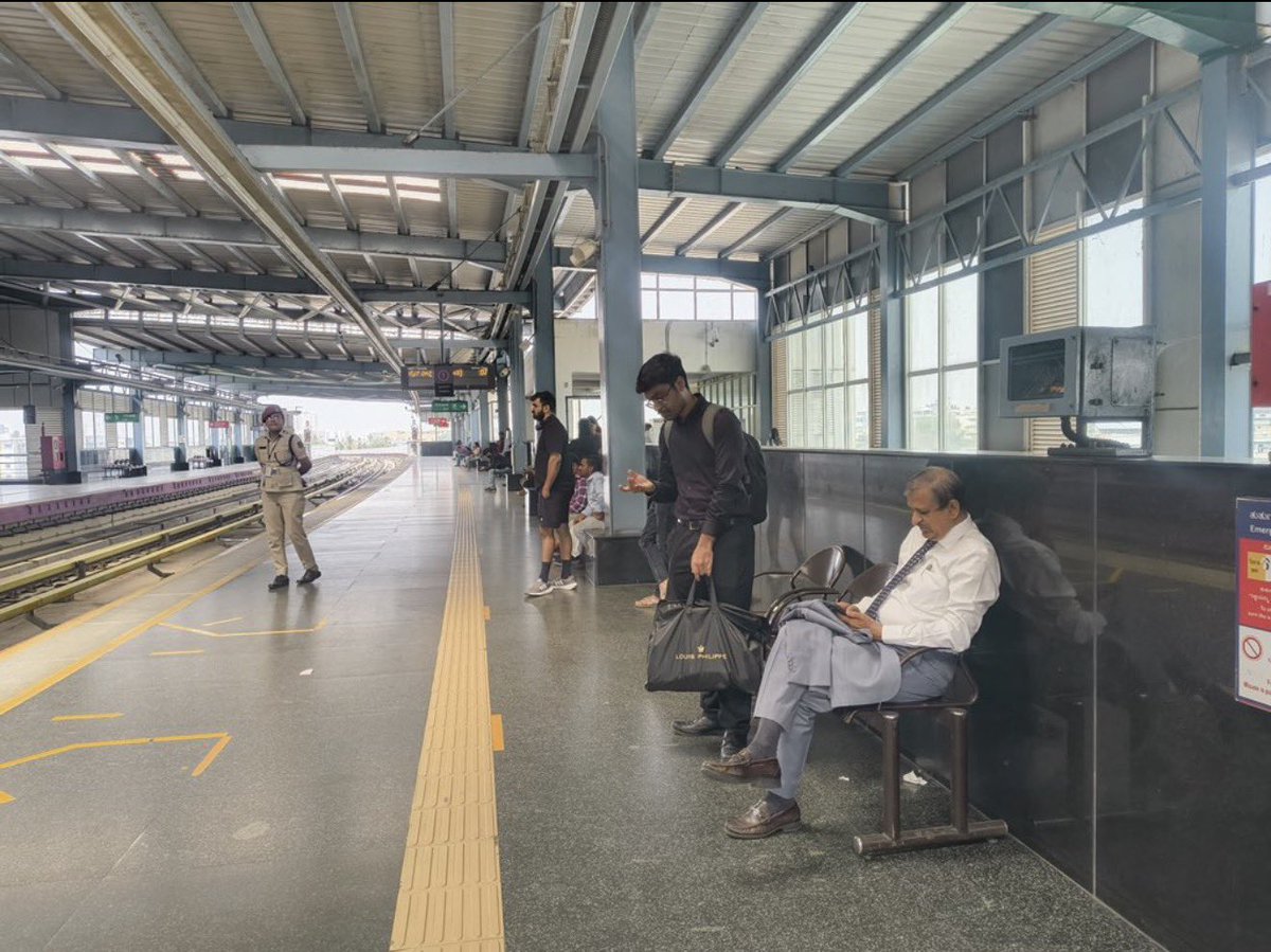 TOIBengaluru's tweet image. #Bangalore Rural MP Dr C N Manjunath, also a cardiologist, has won public appreciation after he was spotted travelling by Namma Metro train to Whitefield to attend a hospital event.

Shouldn’t all politicians opt for public transport at least once a month? 
@timesofindia