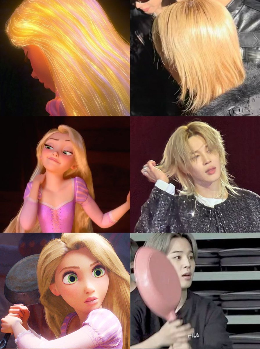 Is Jimin blonde? tweet media