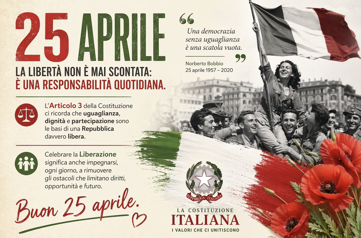 mariogiampy's tweet photo. #25aprile https://t.co/cMj1I72Yy8