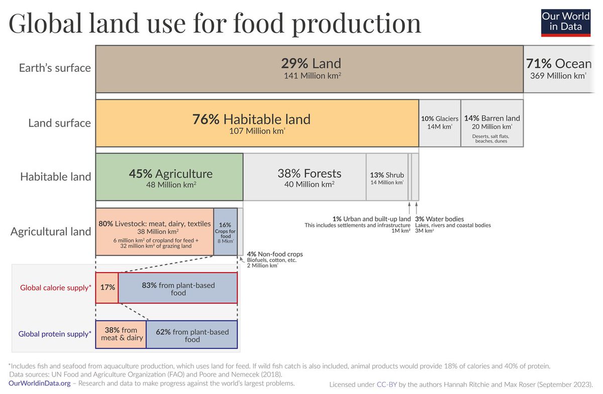 TypimNetz's tweet photo. @Jim45255760 @shaenyia Monokultur ist prozentual gesehen alleine schon nicht wegen Veganen Produkten der Fall. Ohne jetzt nachzuschauen ob und inwiefern monokulturen für Vegane Produkte in Einsatz kommen

https://t.co/S99P6kJTaW https://t.co/2ESfUlA0en