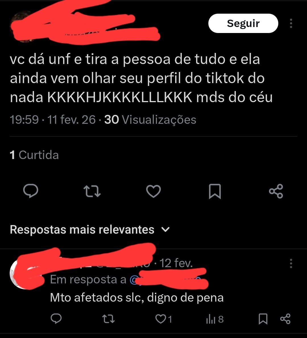 Imagina fazer tudo que pode por um cara por anos e tomar uma dessa na fuça por republicar vídeos sobre exatamente oq o cara fez ☠️☠️☠️