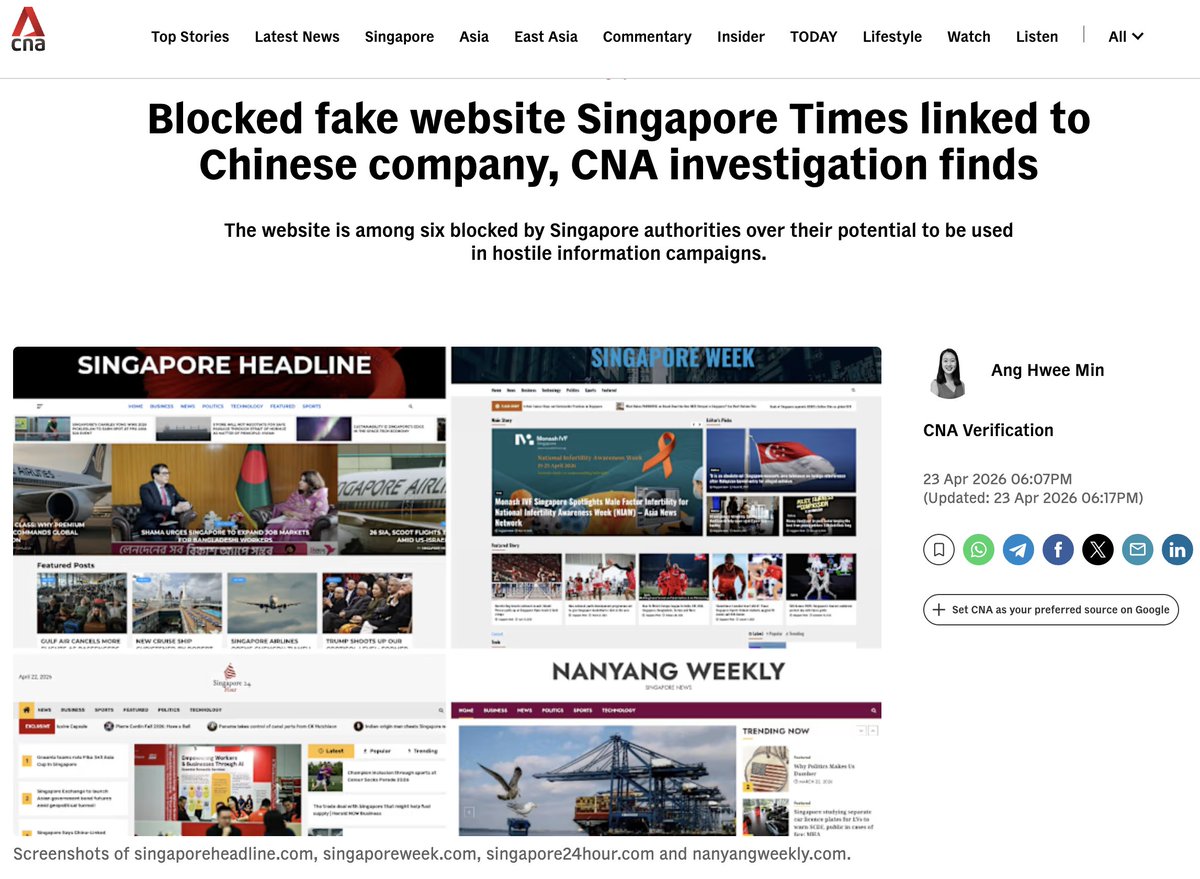 chinhon's tweet photo. I don't have access to Mythos, but the cyber investigation capabilities of Codex+GPT-5.5 &amp; Claude Code + Opus 4.7 are already very impressive when we used them as part of research into a new batch of suspicious websites this week. Can't wait to see what Mythos can do in this area https://t.co/EJDaf282ZI