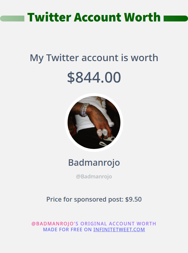 Badmanrojo tweet media