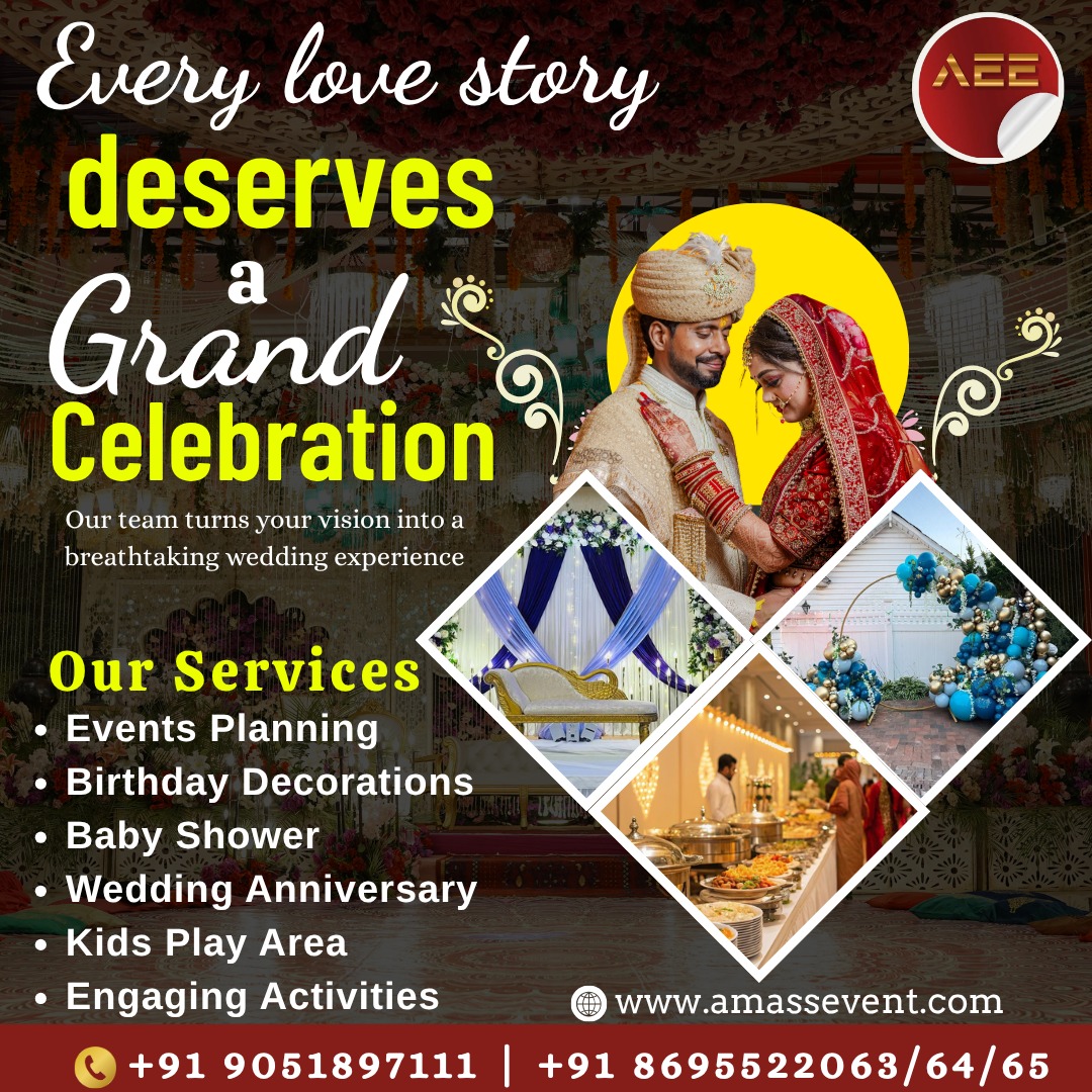 AmassEvent's tweet image. Every love story deserves a grand celebration 🍾 
We create magical weddings, birthdays, baby showers &amp;amp; more with stunning décor and unforgettable vibes. Book now 🎉
#EventPlanner #WeddingDecor #BirthdayDecor #BabyShower #Anniversary #PartyPlanner