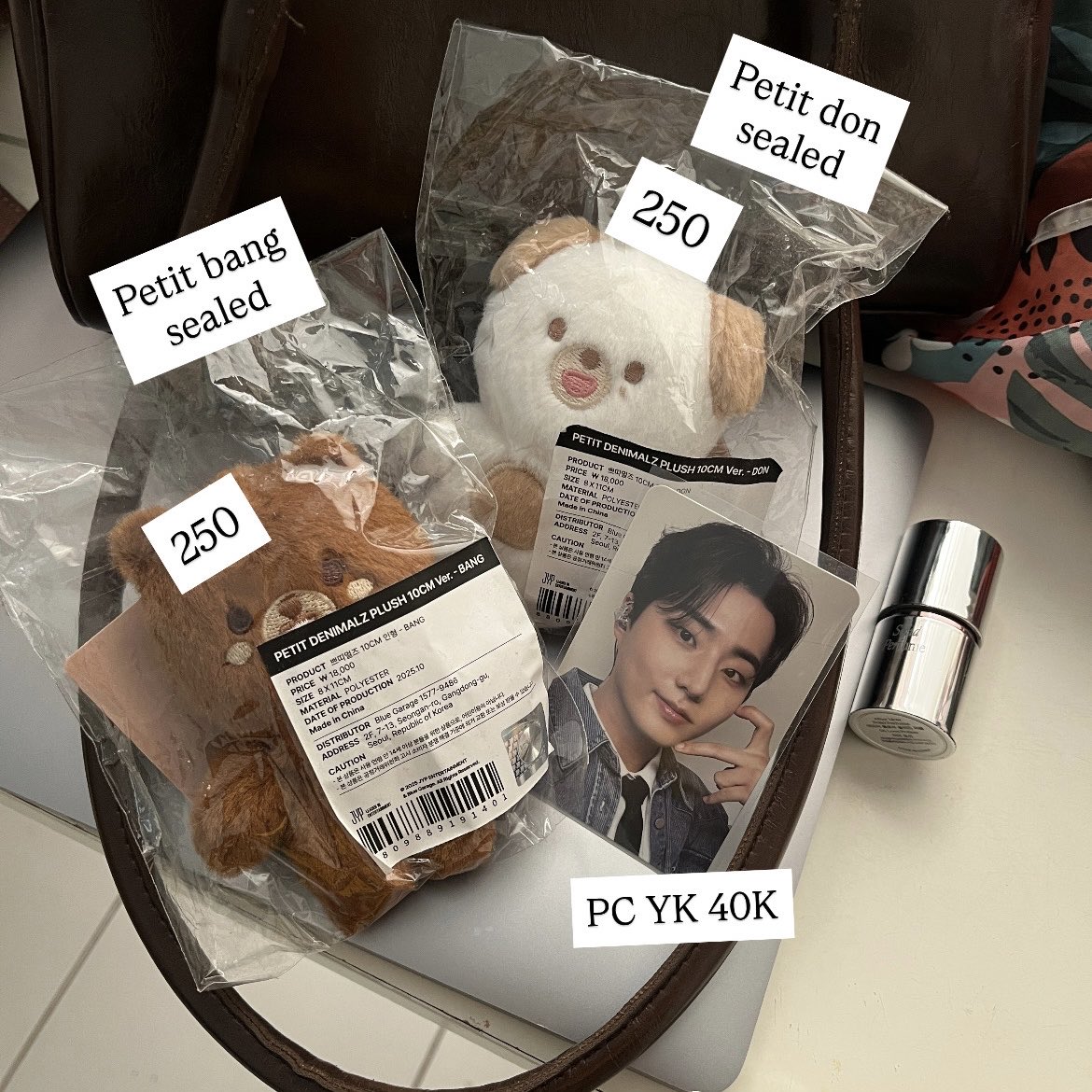 Bantu RT GUYSSS✨✨

#WTSDAY6 SOMMERSOULTICE
Petit denimalz plush 10 cm
bang, petite don [all sealed] &amp; PC YK

🍑: s.shopee.co.id/20rn1sYYVJ (splitpay by req DM aja)🫶✨