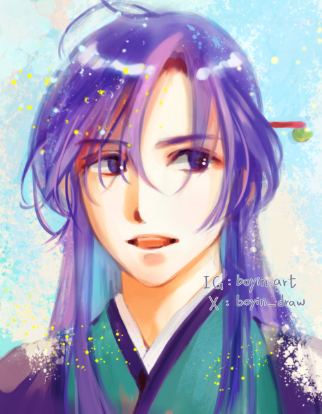 boyin_draw's tweet photo. 原創BL CP頭像 同夢空間2/2

原創角色，這是小攻，和上次發的小受是CP
冷感敏感攻 × 黏人坦率受

出生修真世家���慕南宸，雖然沒有要復刻父母相處模式，但下意識還是覺得相敬如賓的愛情適合自己，然而和商賈世家的團寵喬晏在一起後，過得黏黏糊糊

#肖像 #oc #繪圖 #イラスト #BL #恋人 #カップル https://t.co/r4OTw9u4US