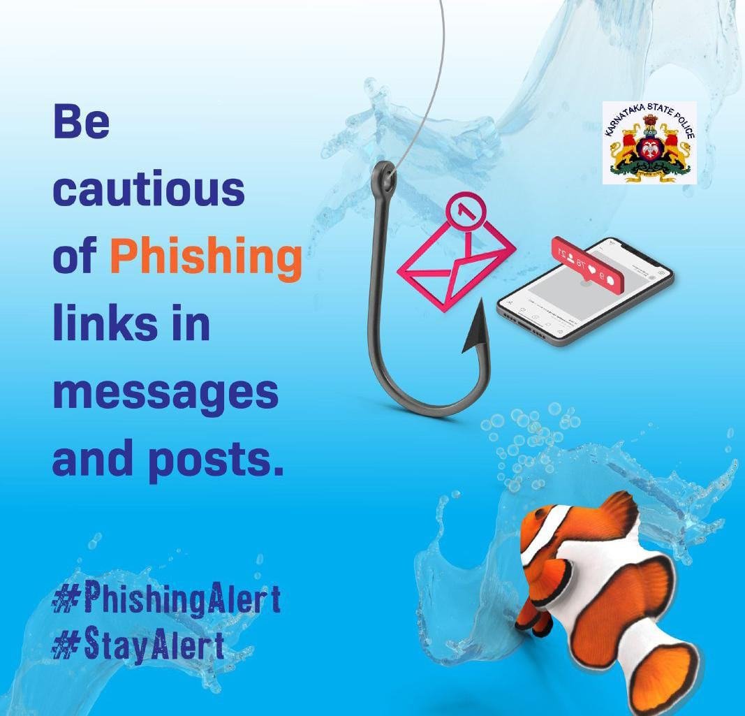sphaveri's tweet image. Phishing Alert📷
#HaveriPolice #StaySafe #BeAware #BeSecure #SafeDigitalIndia