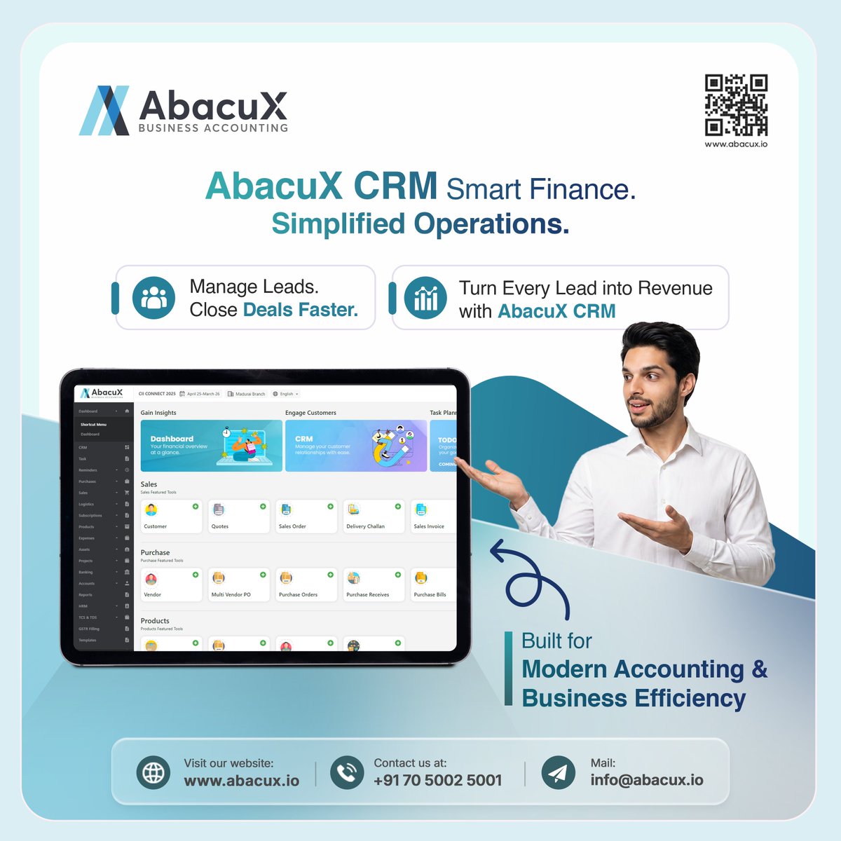 AbacuX - Al-Powered Unified Cloud ERP tweet media
