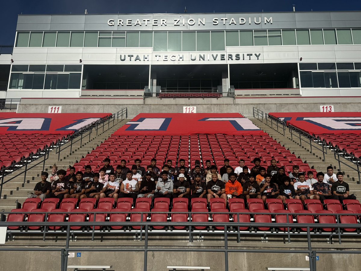 SaberFootballHI's tweet photo. Thank you @UtahTech_Fball @CoachL_Anderson @CoachClarkJ Coach Vae Tata for having us today. Mahalo for the hospitality. https://t.co/EN9lt4MG9o