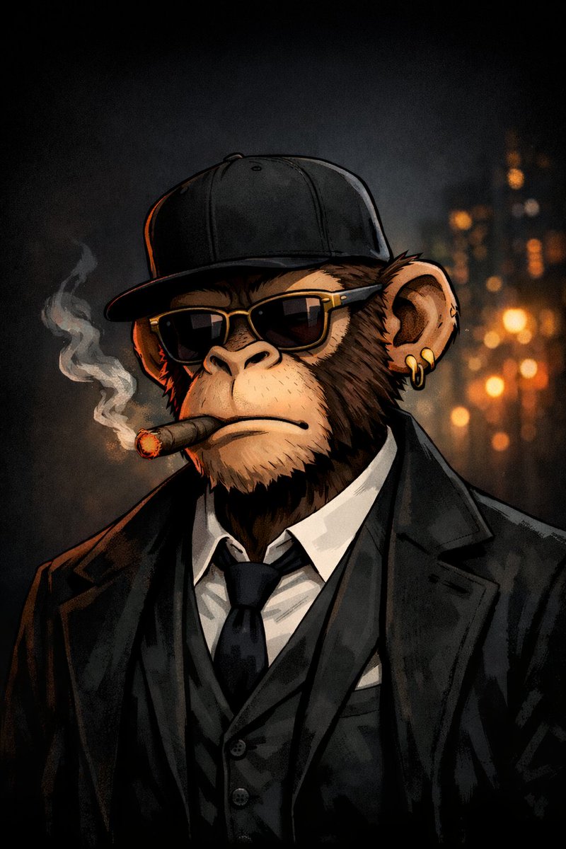 ArcanaEmpire's tweet image. The streets have a new ruler.

Arcana Ape #010 — Street Capo 🕴️

Built from nothing.
Feared by many.
Loyal to none but the Syndicate.

#NFT #NFTCommunity #Web3 #ArcanaApe