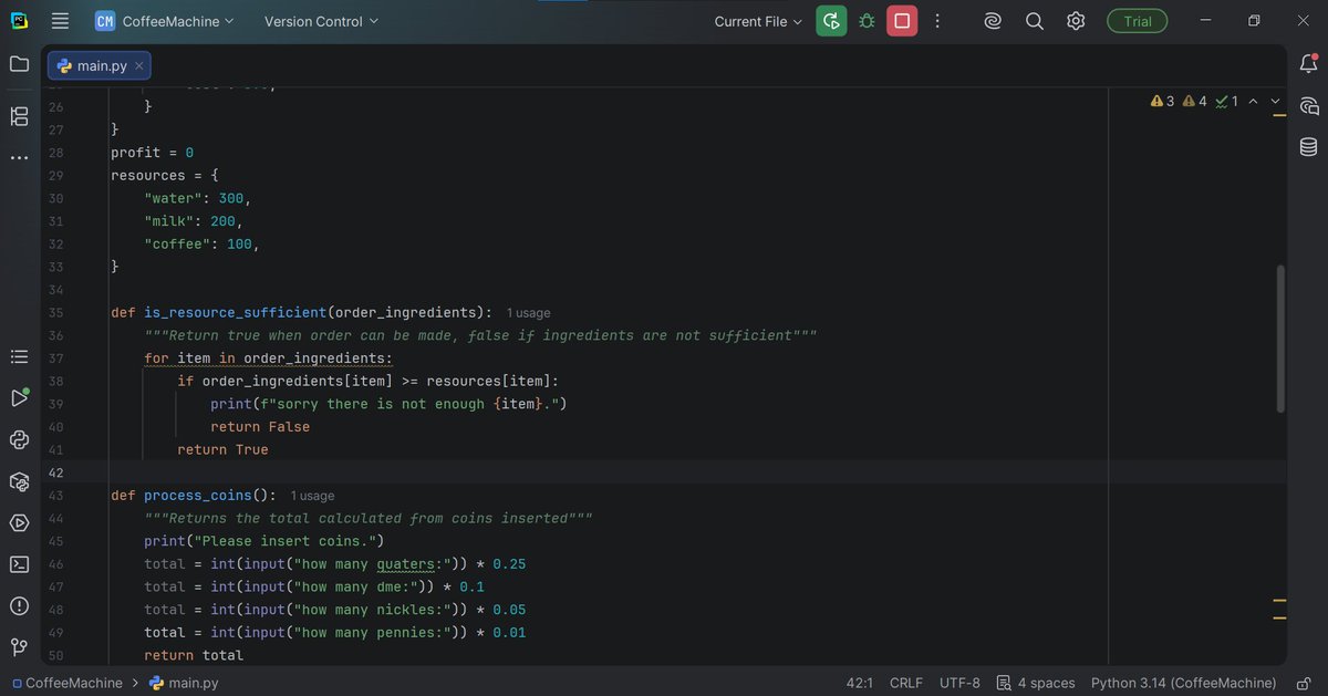 eimmiit's tweet image. Still on Day 15 of #100DaysOfCode
🧬 Read alot of Documentation
🧬 I started working on a mini project on hackerrank website
🧬 Still stuck in coffee making project

🫟 qs: if you've been here before, how did go through this
#BuildInPublic #Python #EimmiitCanCode