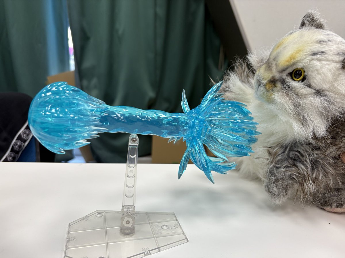 movie_touch's tweet photo. マヌルビーム！

ビーム撃たせてもらったニャ🐱
@NoStringsEffect 

#エブトイ2 https://t.co/wmkrTEe9ky
