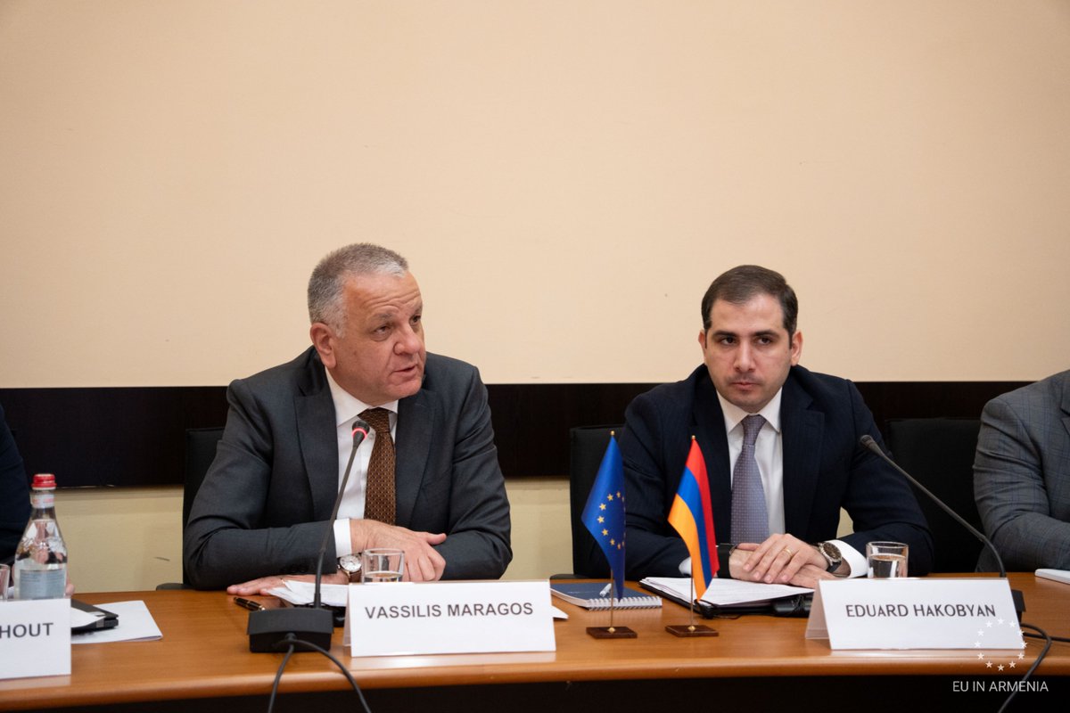 EU_Armenia's tweet image. 6th 🇪🇺🇦🇲 Customs Sub-Committee met under #CEPA focusing on
✅ Easier trade through regulatory alignment
✅ Smarter borders with modern infrastructure
✅ Stronger cooperation to tackle shared risks
A🗝️step in deepening economic ties &amp;amp; ensuring fair, secure trade. #StrongerTogether
