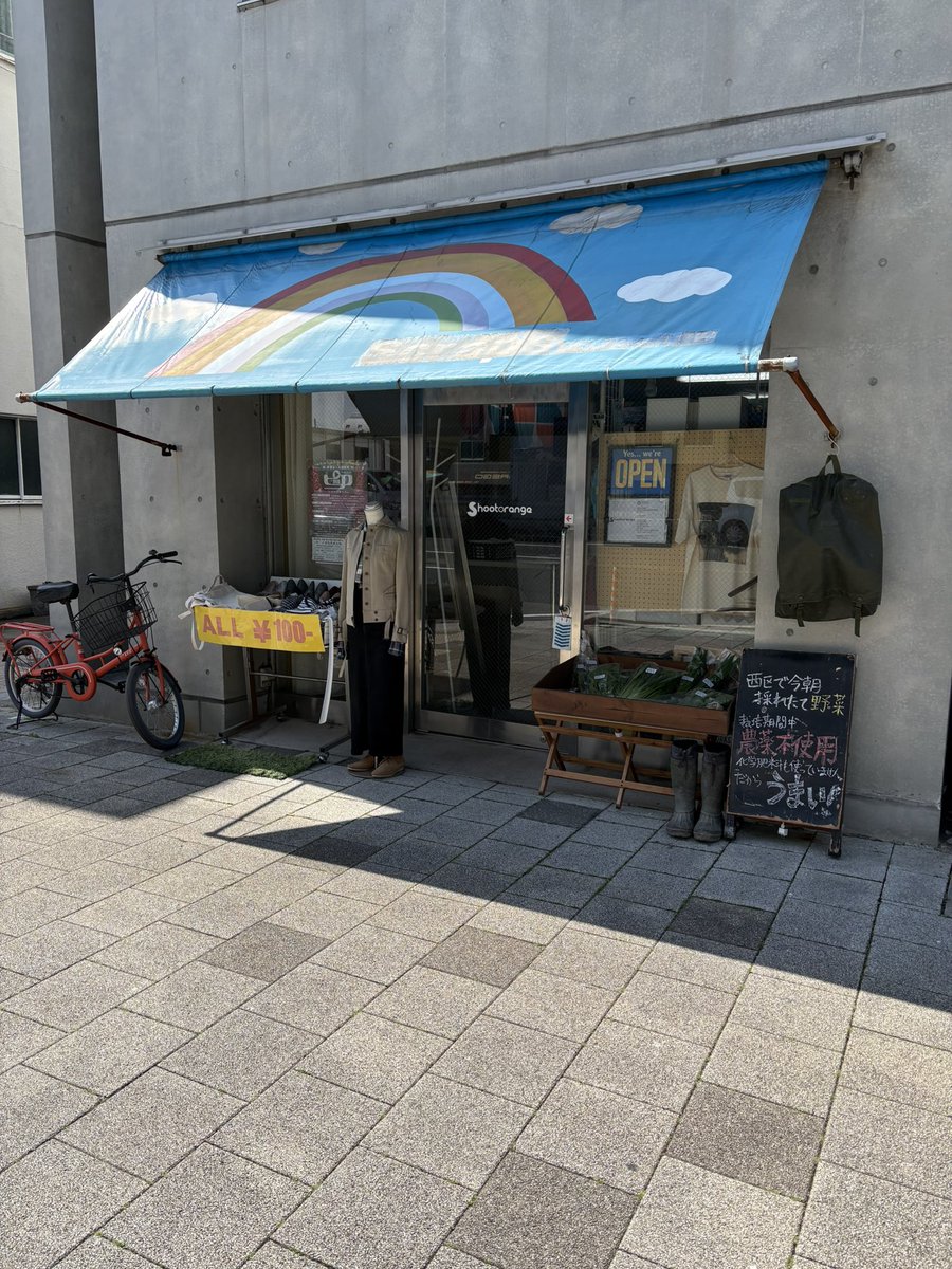 shootoranger's tweet photo. 🥕ShooKAKrange
OPEN 13:00-22:30 CLOSE

やるのよ。まず行動。
通る人通る人じーっと見ながら歩いて行きはる。反応あるので嬉しい🤩

#野菜販売はじめました
#農薬不使用野菜
#朝採れ野菜 https://t.co/7Qvzo3KPUV