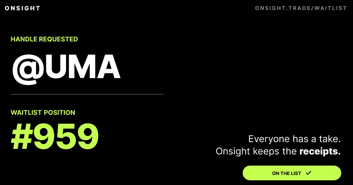 UMA tweet media