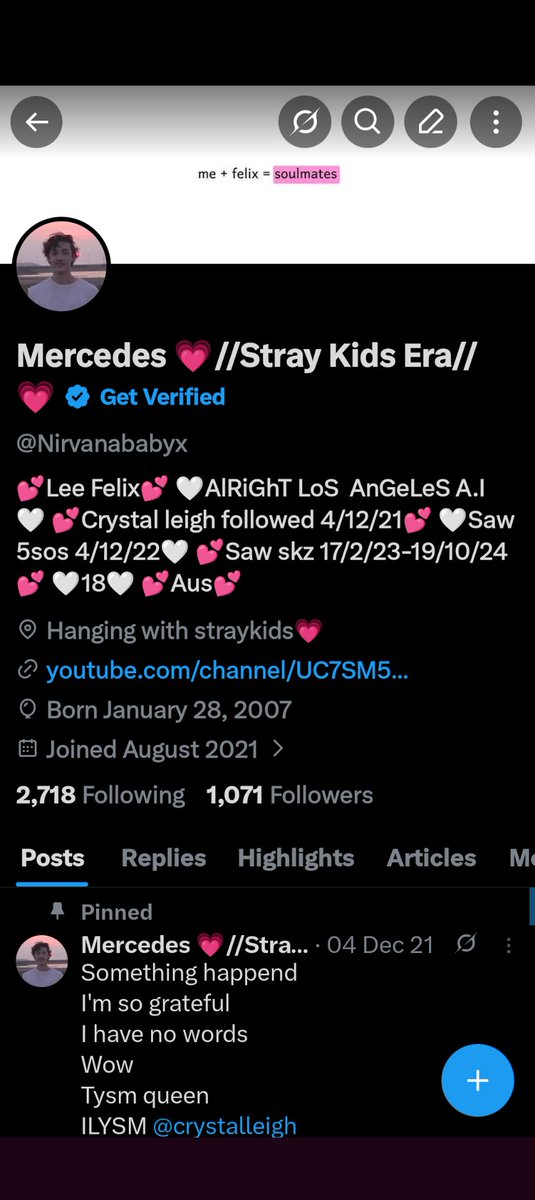 Nirvanababyx's tweet photo. Omg I love you all
I'm so sorry for being inactive for sooo long 
Life gets in the way 
Thank you so much for over 1000 followers 
You all mean everything to me 🙈💕 https://t.co/hGhv3dLIv7