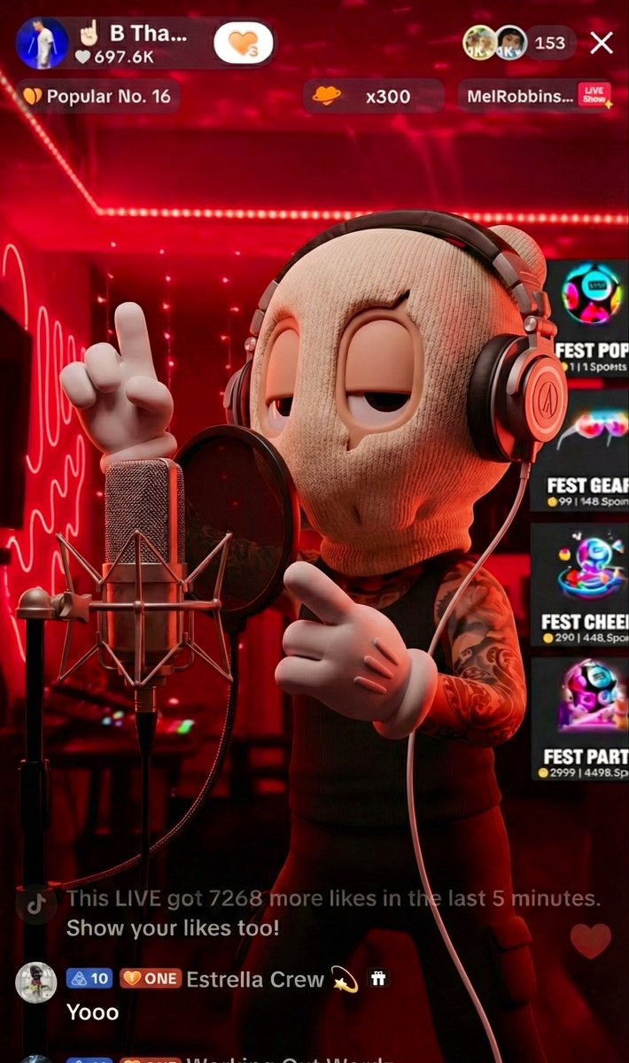 EstrellaCr3w's tweet image. Friday night freestyle energy is LIVE 🎙️🔥🚀

Pull up and catch @Bthaone doing what he does best… creating in real time and turning the stream into a whole vibe.

tiktok.com/t/ZT9NB4Fm7faB…

Tap in, show love, and support the work 🤙

#bthaone #Freestyle #LiveStream @tiktok_us