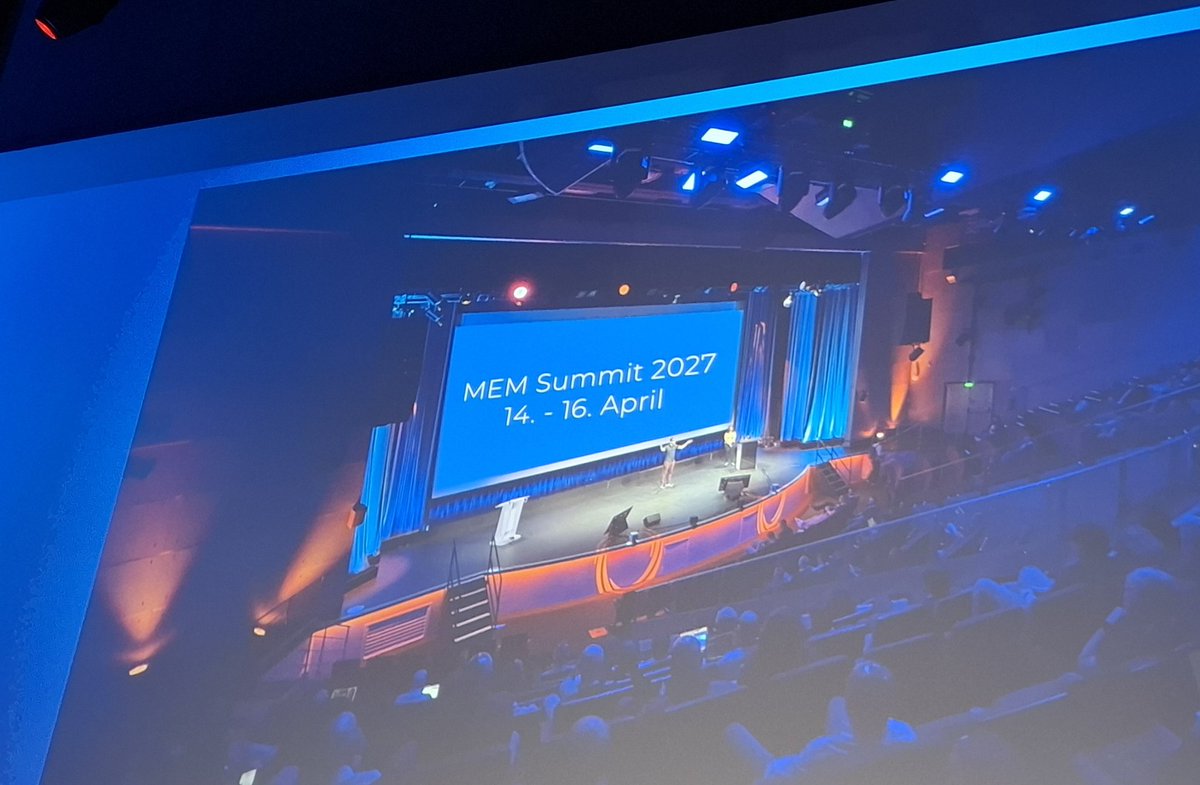 MEM Summit 2027 tweet media