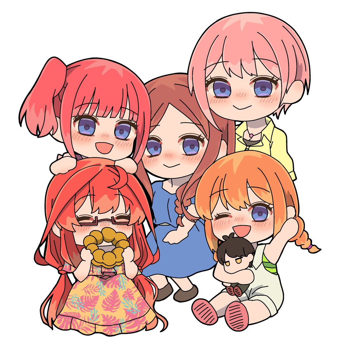 少しだけどトヨアリでステッカー配ります！！ #五等分の花嫁  #五等分の花嫁スペシャルイベント