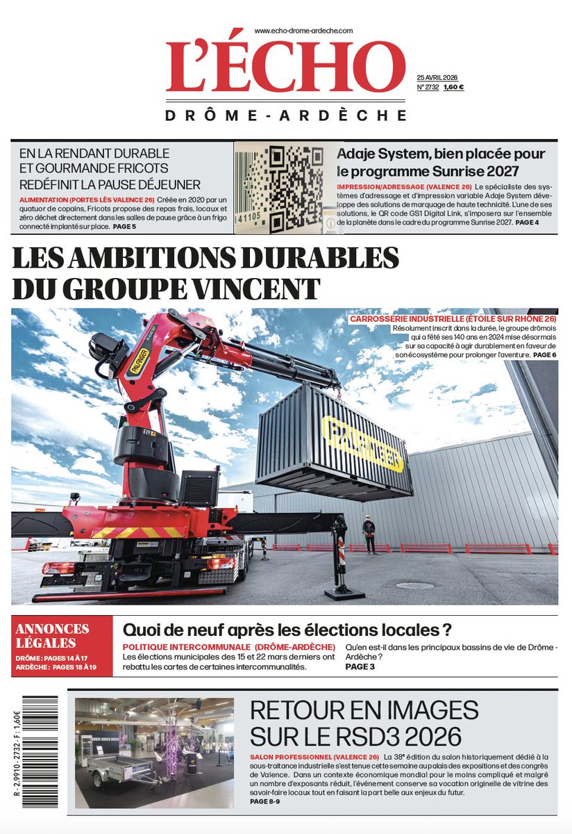 L'Echo Drôme-Ardèche 🗞 tweet media