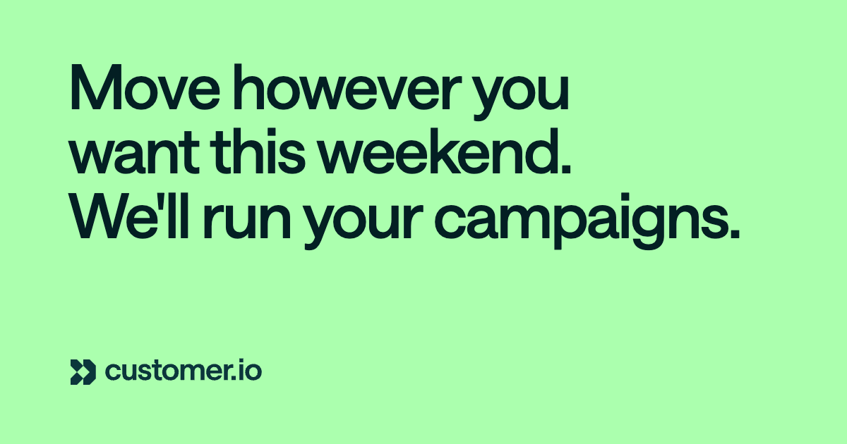 Customer.io tweet media