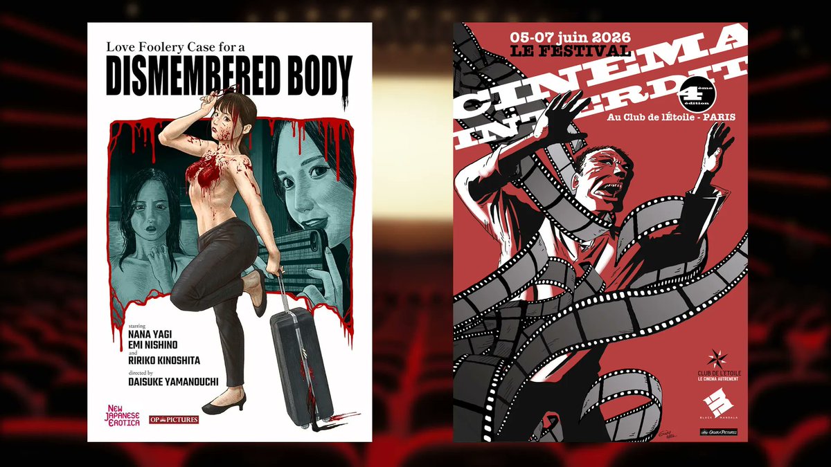 FILM EN COMPETITION !

Nous avons le chance de projeter en 1ere internationale l'un des derniers films de Daisuke Yamanouchi : Love Foolery Case for a Dismembered Boody !

Un mélange d'h*rreur et d'er*tisme comme seul le cinéaste peut nous proposer 😱
