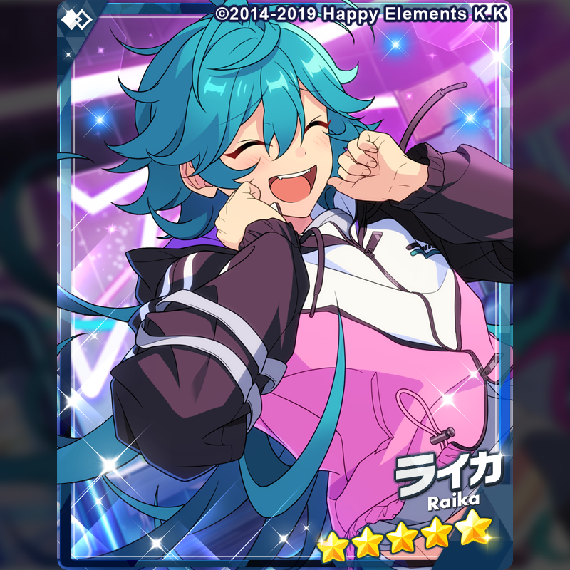 ensemble_stars's tweet image. (1/2)【お知らせ】

15時より『Bright me up!!スカウト Stage:ライカ』を開始しました！
新カードの出現率アップ中！

▽新登場カード
⭐5 ライカ
⭐4 天城 燐音
⭐3 仁兎 なずな

スカウト期間中、新規カードのアイドルストーリーが無料公開💫

#あんスタ