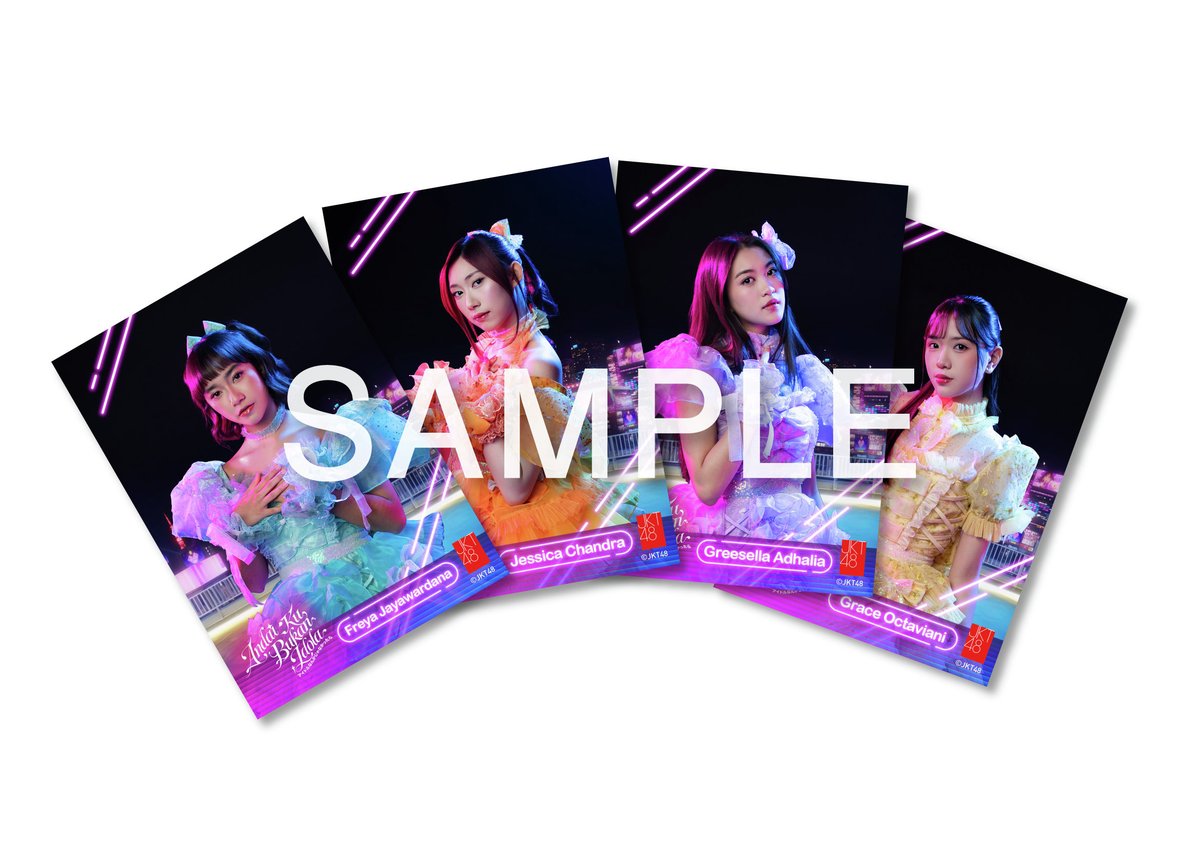 ／⋰
📸レア体験チャンス✨
初回限定盤イベント『#東京握手会』
＼⋱

「東京握手会限定 生写真4枚セット」ご購入で
『JKT48メンバー参加イベント』に参加可能🇮🇩📷
①💜メンバーペアチェキ撮影会
②💙撮って出し2ショット写真会
③💛JKT48メンバースマホグループ写真会