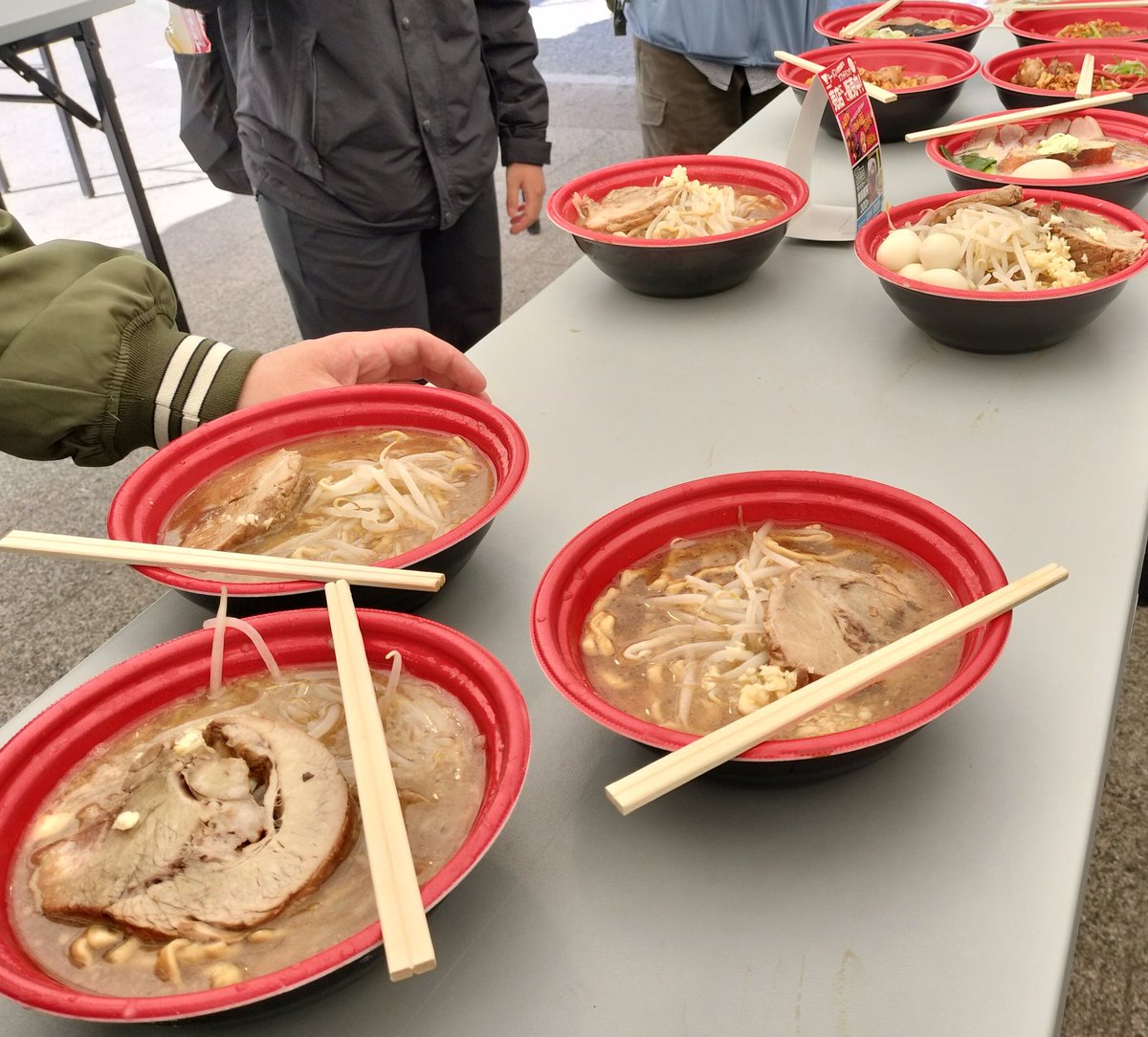 tohokudai_ramen's tweet photo. ラーメンフェスタきました!!!
#東北大学ラーメン部 
#仙台ラーメンフェスタ https://t.co/TPPD4PLsdM